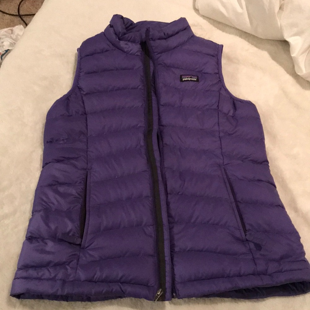 purple patagonia vest